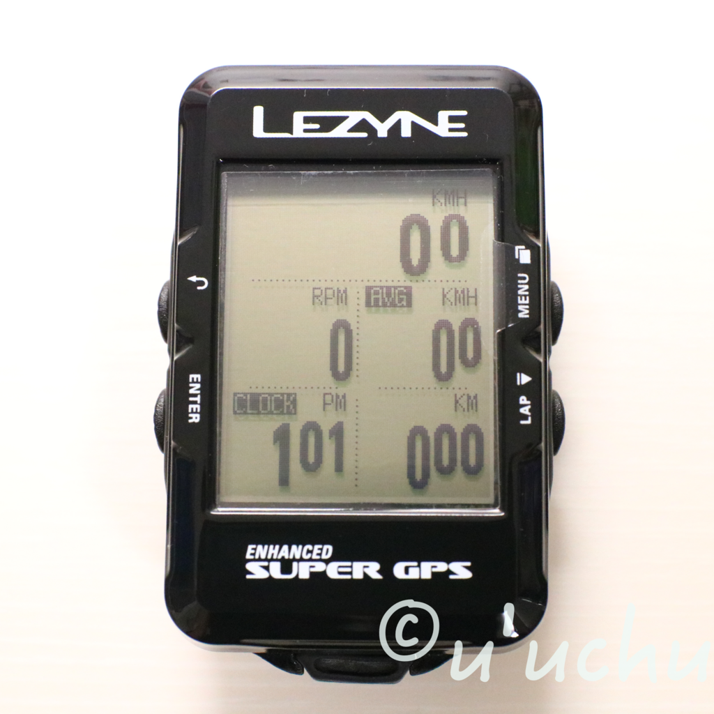 LEZYNE SUPER GPSのデータページ