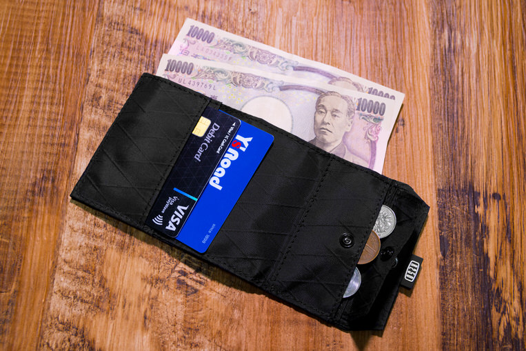 R250 トライフォールド ミニワレットは財布として使えるか？