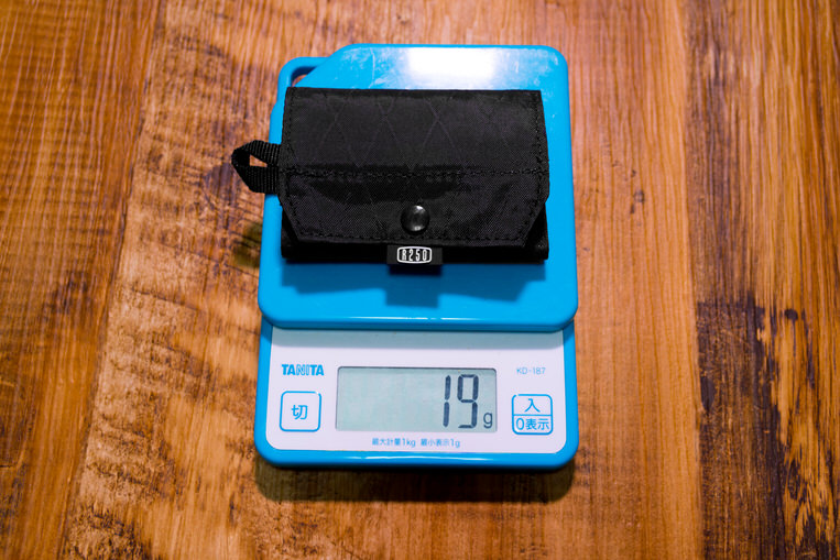 R250 トライフォールド ミニワレットの重量