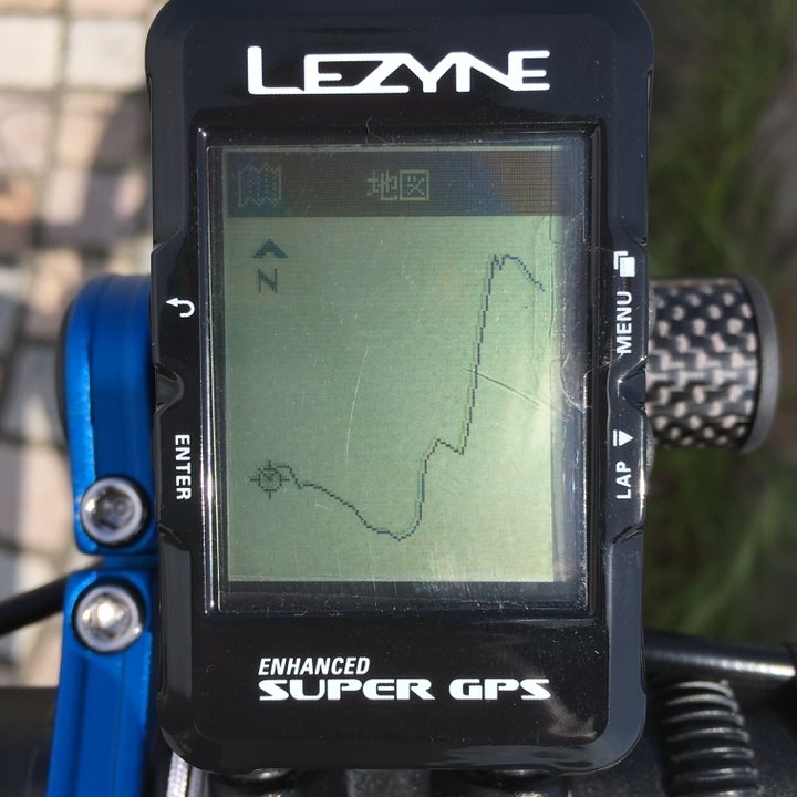 スポーツ/アウトドアLEZYNE SUPER GPS　レザイン　スーパーGPS　純正マウント付